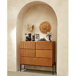 Комод с геометрическим рисунком на ящиках Anders Dark Wood варинант исполнения - 5 | Loft Concept в Нижнем Новгороде