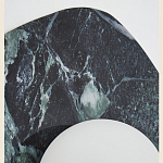 Бра с каменным основанием и плафоном из стекла Amazon Green Shaw Marble Lighting варинант исполнения - 1 | Loft Concept в Нижнем Новгороде