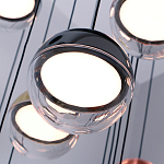 Люстра каскадная с черным круглым основанием 27 подвесов Celestial Waltz варинант исполнения - 4 | Loft Concept в Нижнем Новгороде