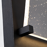 Настенный фонарь уличный прямоугольный черного цвета со стеклом с пузырьками Eurofase варинант исполнения - 3 | Loft Concept в Нижнем Новгороде