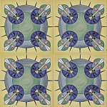 Плитка дизайнерская с узором Экипаж варинант исполнения - 2 | Loft Concept в Нижнем Новгороде