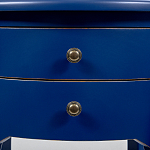 Синяя тумба на фигурных ножках Shelby варинант исполнения - 3 | Loft Concept в Нижнем Новгороде