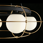 Люстра подвесная круглая с белыми плафонами Martin варинант исполнения - 4 | Loft Concept в Нижнем Новгороде