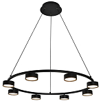 Люстра подвесная круглая черная Black Light Fixtures варинант исполнения - 1 | Loft Concept в Нижнем Новгороде