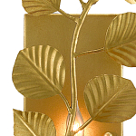 Бра золотого цвета с декором в виде ветки эвкалипта Eucalyptus Branches варинант исполнения - 1 | Loft Concept в Нижнем Новгороде