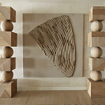 Декор настенный в Эко стиле рафия Malibu wall panel варинант исполнения - 2 | Loft Concept в Нижнем Новгороде