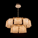 Люстра двухъярусная с текстурными овальными абажурами Splendor Palace Style варинант исполнения - 1 | Loft Concept в Нижнем Новгороде