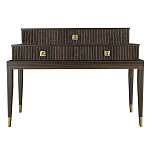 Премиальная Консоль с тремя ящиками Elsa Dreams Walnut варинант исполнения - 4 | Loft Concept в Нижнем Новгороде