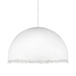 Подвесной светильник в форме купола белого цвета с ажурной бахромой Tactile Line варинант исполнения - 1 | Loft Concept в Нижнем Новгороде