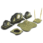 Настольный письменный набор из змеевика из 7-ми элементов Successful Leader варинант исполнения - 2 | Loft Concept в Нижнем Новгороде