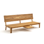 Садовый диван-трансофрмер Kate серый варинант исполнения - 2 | Loft Concept в Нижнем Новгороде