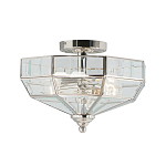 Потолочный светильник шестигранной формы с прозрачными стеклянным плафоном Elstead Lighting варинант исполнения - 5 | Loft Concept в Нижнем Новгороде
