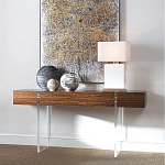 Консоль прямоугольная с выдвижным ящиком на прозрачных ножках Hitchcock варинант исполнения - 1 | Loft Concept в Нижнем Новгороде