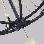 Люстра с 6-ю лампами и кремовыми деревянными бусинами Feiss варинант исполнения - 4 | Loft Concept в Нижнем Новгороде