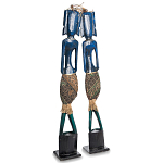 Комплект из 2-х деревянных статуэток Asmat Tall Statuettes Blue Green варинант исполнения - 2 | Loft Concept в Нижнем Новгороде