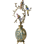 Бронзовый подсвечник Птичий рай Flora варинант исполнения - 4 | Loft Concept в Нижнем Новгороде