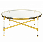 Кофейный столик со столешницей из стекла Crossy варинант исполнения - 1 | Loft Concept в Нижнем Новгороде