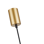 Подвесной светильник с сетчатым металлическим плафоном цилиндрической формы золотой Metal Mesh варинант исполнения - 5 | Loft Concept в Нижнем Новгороде