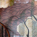 Обои ручная роспись Willow & Waves Original colourway on Edo painted Xuan paper with antiquing варинант исполнения - 2 | Loft Concept в Нижнем Новгороде