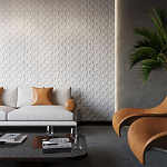 Гипсовая 3D панель с принтографией PM-18 варинант исполнения - 1 | Loft Concept в Нижнем Новгороде