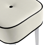 Квадратный мягкий пуф на белых ножках Winton Pouf Square варинант исполнения - 22 | Loft Concept в Нижнем Новгороде