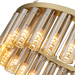 Люстра со стеклянными цилиндрическими плафонами Luminous Cylinders Amber Round варинант исполнения - 5 | Loft Concept в Нижнем Новгороде