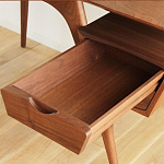 Письменный стол прямоугольный с 2-мя ящиками и полкой Idenontal варинант исполнения - 3 | Loft Concept в Нижнем Новгороде