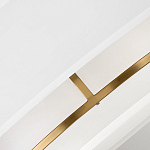 Потолочный светильник с двухслойным белым текстильным абажуром Hinkley варинант исполнения - 5 | Loft Concept в Нижнем Новгороде