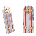 Сувенир Погон МВД из натурального камня мрамор Souvenir Epaulets варинант исполнения - 6 | Loft Concept в Нижнем Новгороде