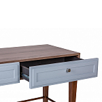 Стол письменный из массива бука с 2-мя ящиками серый Wenge Light варинант исполнения - 4 | Loft Concept в Нижнем Новгороде