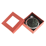 Зеркало карманное двухстороннее круглое из натурального камня Серафинит в подарочной упаковке Silver Stone Mirrors варинант исполнения - 3 | Loft Concept в Нижнем Новгороде