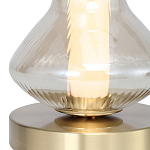 Настольная лампа светодиодная с волнообразным стеклянным плафоном Amphora of Light варинант исполнения - 4 | Loft Concept в Нижнем Новгороде