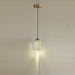 Подвесной светильник с плафоном в форме капли Crystal Transparent Drop варинант исполнения - 4 | Loft Concept в Нижнем Новгороде