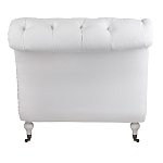 Кушетка белая с мягкой обивкой из велюра Michael Couch варинант исполнения - 3 | Loft Concept в Нижнем Новгороде