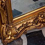 Зеркало настенное золотое с резным орнаментом Classic Ornament Mirror варинант исполнения - 3 | Loft Concept в Нижнем Новгороде