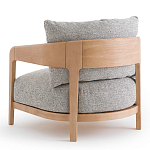 Кресло с каркасом из массива ясеня Deniaud Ash Grey Armchair варинант исполнения - 3 | Loft Concept в Нижнем Новгороде