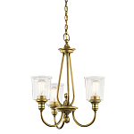 Люстра с прозрачными плафонами из пузырчатого стекла Kichler варинант исполнения - 1 | Loft Concept в Нижнем Новгороде