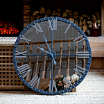 Часы настенные зеркальные с серебряным металлическим циферблатом Mirror Tower Clock варинант исполнения - 5 | Loft Concept в Нижнем Новгороде