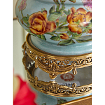 Ваза с птичкой из фарфора с бронзовыми элементами Garden of Eden варинант исполнения - 10 | Loft Concept в Нижнем Новгороде