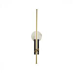 Бра с круглым плафоном из алебастра и бронзовой декоративной стрекозой 65 Alaris  варинант исполнения - 1 | Loft Concept в Нижнем Новгороде