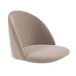 Барный стул вращающийся со спинкой Бежевый Велюр Vendramin Chair варинант исполнения - 2 | Loft Concept в Нижнем Новгороде