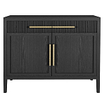 Буфет Primo с двумя ящиками и двумя фасадами Черный дуб варинант исполнения - 1 | Loft Concept в Нижнем Новгороде