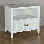 Прикроватная тумбочка с полкой Elsa Dreams White варинант исполнения - 1 | Loft Concept в Нижнем Новгороде