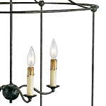 Подвесной светильник в виде черного фонаря Big Black Lantern варинант исполнения - 1 | Loft Concept в Нижнем Новгороде