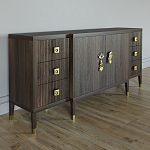 Большой Комод-буфет Elsa Dreams Walnut с ящиками варинант исполнения - 4 | Loft Concept в Нижнем Новгороде