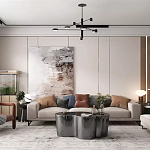 Дизайнерский журнальный стол зеркальный волнистой формы Gytep варинант исполнения - 1 | Loft Concept в Нижнем Новгороде