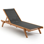 Шезлонг из текстиля и эвкалипта Power of Nature варинант исполнения - 1 | Loft Concept в Нижнем Новгороде