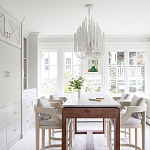 Люстра белая с несколькими ярусами деревянных палочек Bright Wooden Chandelier варинант исполнения - 7 | Loft Concept в Нижнем Новгороде