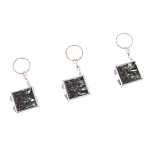 Зеркало брелок складное двухстороннее из натурального камня Серафинит Stone Mirrors варинант исполнения - 8 | Loft Concept в Нижнем Новгороде