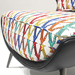 Кресло с цветным принтом Colorful Print Armchair варинант исполнения - 3 | Loft Concept в Нижнем Новгороде